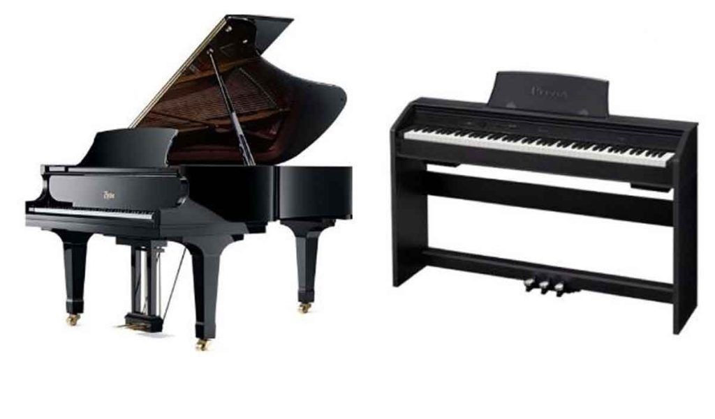 تفاوت پیانو دیجیتال و آکوستیک