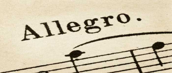 آلگرو در موسیقی چیست