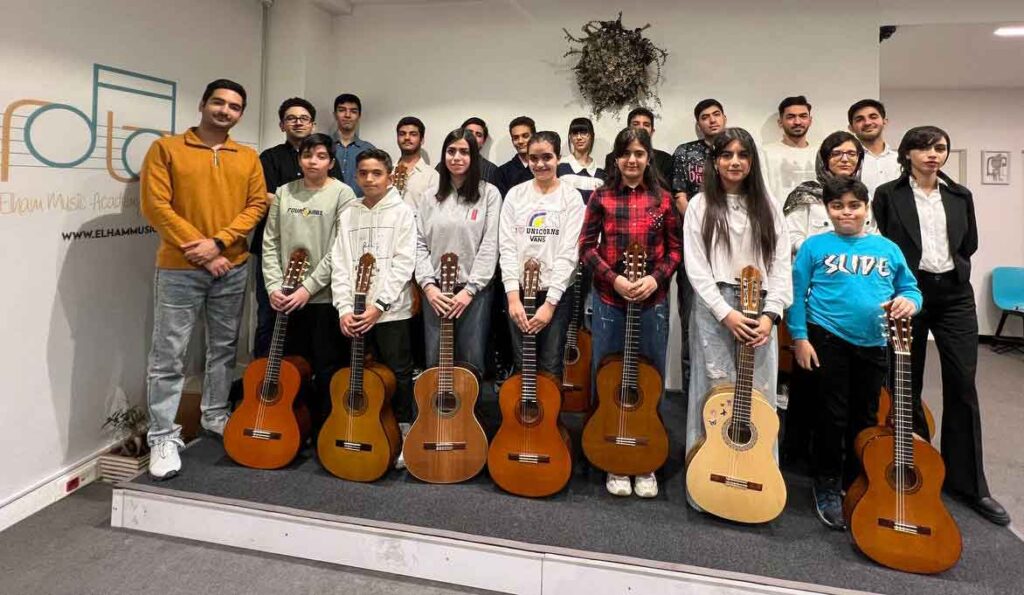 کنسرت گیتار آموزشگاه موسیقی الهام