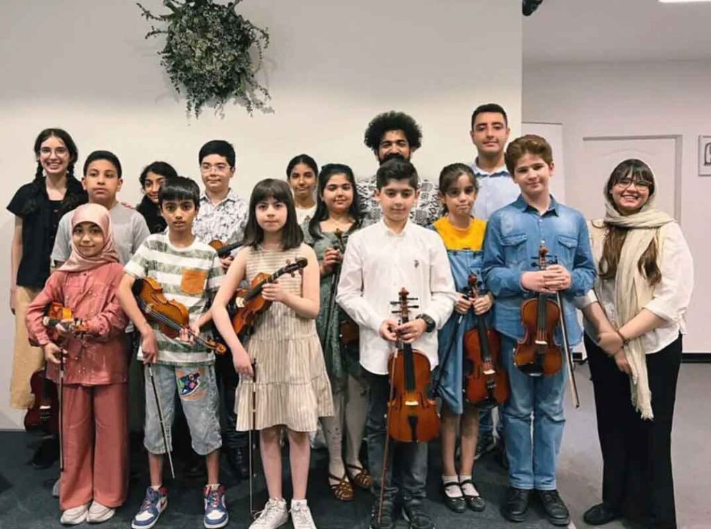 کنسرت ویولن آموزشگاه موسیقی الهام